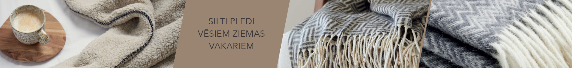 Silti pledi vēsiem ziemas vakariem