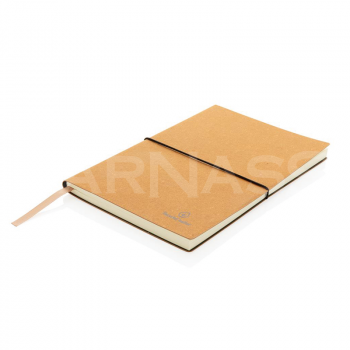 A5 piezīmju bloks RECYCLED LEATHER, mīkstie vāki