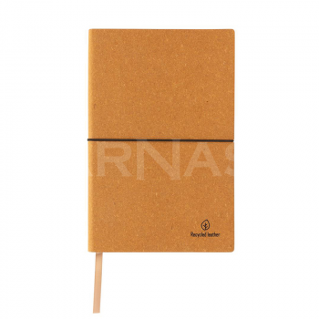 A5 piezīmju bloks RECYCLED LEATHER, mīkstie vāki