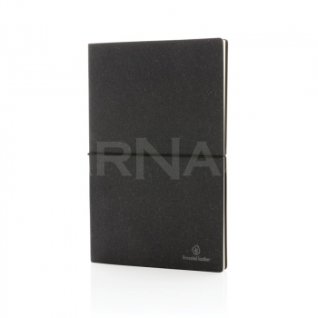 A5 piezīmju bloks RECYCLED LEATHER, mīkstie vāki