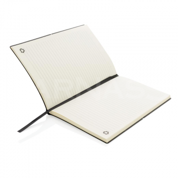 A5 piezīmju bloks RECYCLED LEATHER, mīkstie vāki