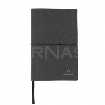 A5 piezīmju bloks RECYCLED LEATHER, mīkstie vāki