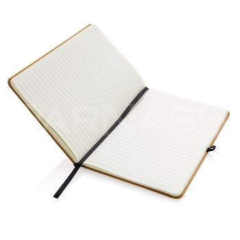 A5 piezīmju bloks RECYCLED LEATHER, cietie vāki