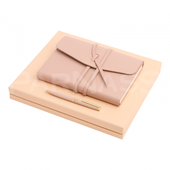 A5 piezīmju bloks un pildspalva CACHAREL VIOLETTE