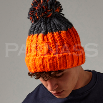 Adīta cepure ar bumbuli APRES BEANIE