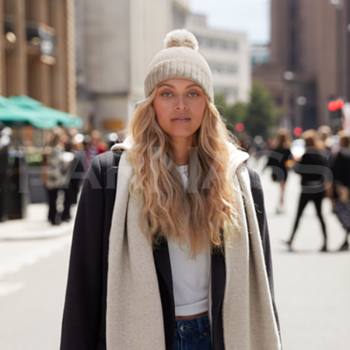 Adīta cepure un šalle BEANIE GIFT SET