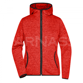 Jaka ar kapuci KNITTED FLEECE HOODY