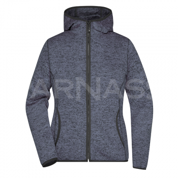 Jaka ar kapuci KNITTED FLEECE HOODY