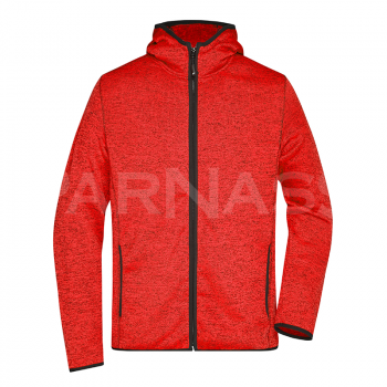 Jaka ar kapuci KNITTED FLEECE HOODY