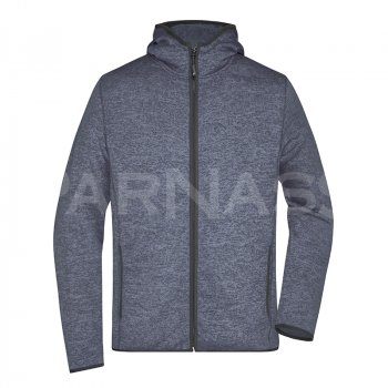 Jaka ar kapuci KNITTED FLEECE HOODY