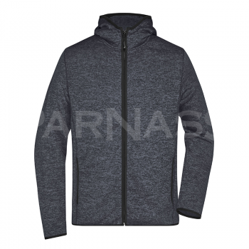 Jaka ar kapuci KNITTED FLEECE HOODY