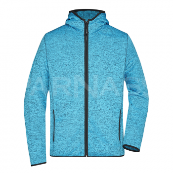 Jaka ar kapuci KNITTED FLEECE HOODY