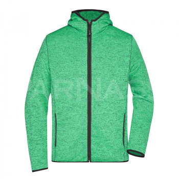 Jaka ar kapuci KNITTED FLEECE HOODY
