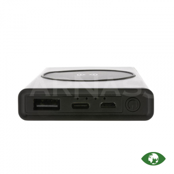 Akumulators – bezvadu lādētājs TERRA RCS RECYCLED ALUMINIUM 5000 MAH POWERBANK 5W WIRELESS