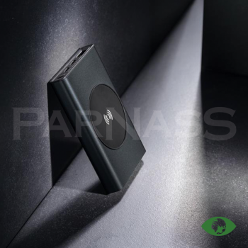 Akumulators – bezvadu lādētājs TERRA RCS RECYCLED ALUMINIUM 5000 MAH POWERBANK 5W WIRELESS