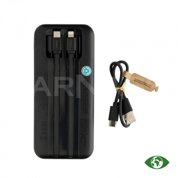 Akumulators TURBOPACK POWERBANK 10 000 INTEGRATED CABLES