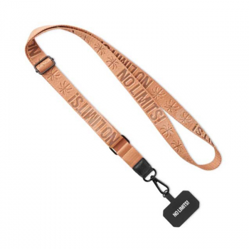 Austa kakla lente – telefona turētājs WOVEN CROSSBODY PU