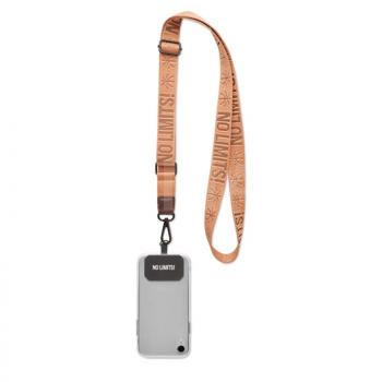 Austa kakla lente – telefona turētājs WOVEN CROSSBODY PU