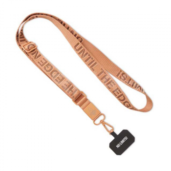 Austa kakla lente – telefona turētājs WOVEN CROSSBODY METAL