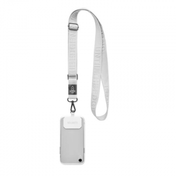 Austa kakla lente – telefona turētājs WOVEN CROSSBODY METAL
