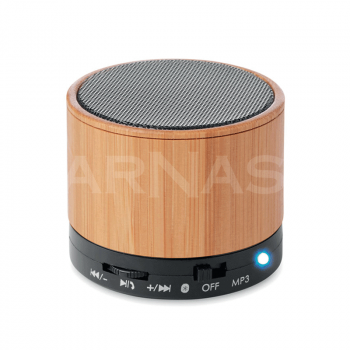 Bluetooth skaļrunis ROUND BAMBOO