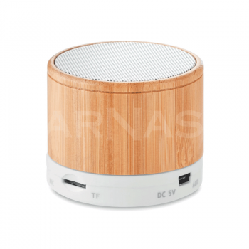 Bluetooth skaļrunis ROUND BAMBOO