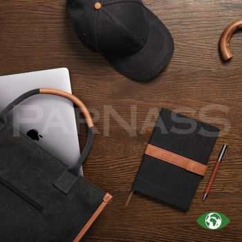 Dokumentu soma BOSLER RCS RECYCLED CANVAS OFFICE TOTE