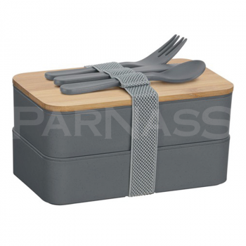 Dubulta pārtikas kastīte DOUBLE LUNCHBOX ECO L1