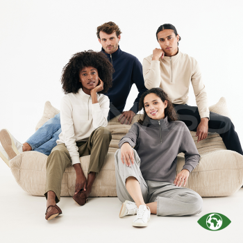 Džemperis IQONIQ ELGON QUARTER ZIP SWEATER UNISEX