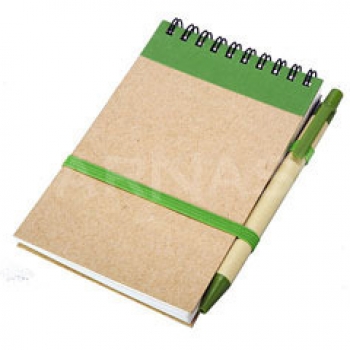 A6 kabatas izmēra ECO pierakstu blociņš