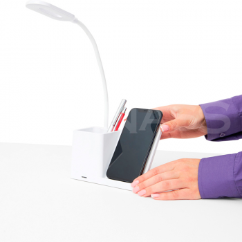 Galda lampa – statīvs – lādētājs LIGHT & CHARGE