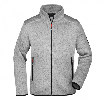 Jaka KNITTED FLEECE MELANGE JACKET