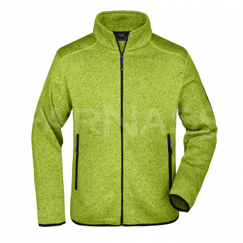 Jaka KNITTED FLEECE MELANGE JACKET