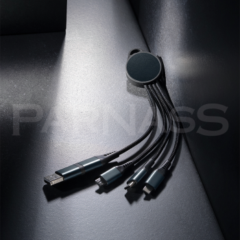 Kabelis TERRA 6-IN-1 CHARGING CABLE