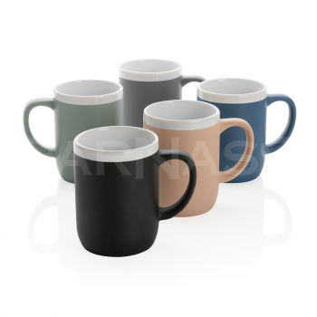 Keramikas krūze WHITE RIM