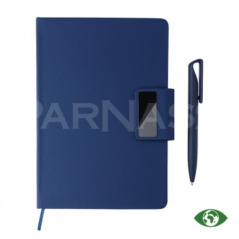 Komplekts – A5 bloks ar pildspalvu ROAN