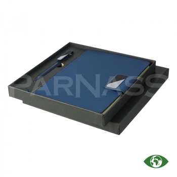 Komplekts – A5 bloks ar pildspalvu ROAN