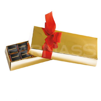 MEGA UNCE 12 šokolādes zelta vai sudraba kārbā