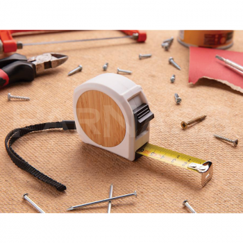 Mērlente RCS RECYCLED BAMBOO 5m/19mm
