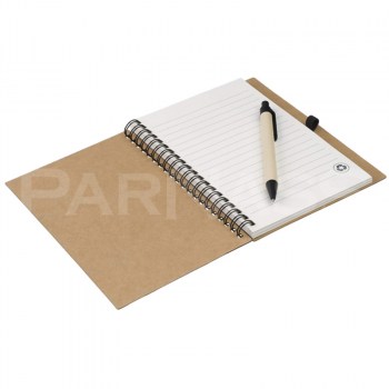 Pārstrādāta papīra bloks ar pildspalvu PRIESTLY, A6