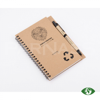 Piezīmju bloks ar kartona pildspalvu SERENO