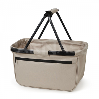 Piknika-iepirkumu grozs SHOPPER BLACKBASKET