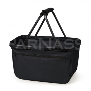 Piknika-iepirkumu grozs SHOPPER BLACKBASKET