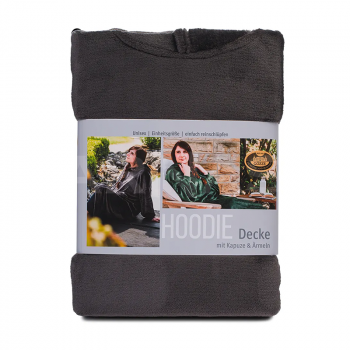 Pleds-pončo HOODIE DECKE