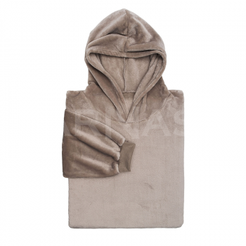 Pleds-pončo HOODIE DECKE