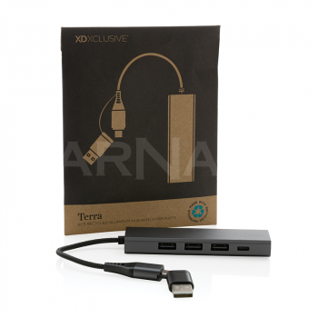 Sadalītājs TERRA HUB WITH 3 USB PORTS
