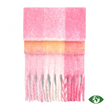 Šalle FLUFFY CHECK SCARF OVERSIZE