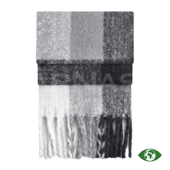 Šalle FLUFFY CHECK SCARF OVERSIZE