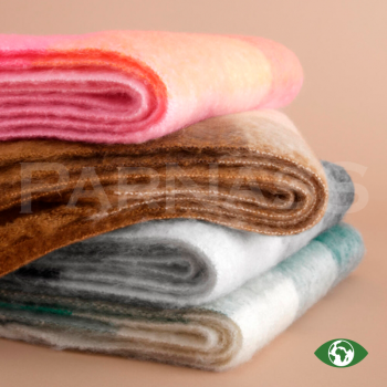 Šalle FLUFFY CHECK SCARF OVERSIZE