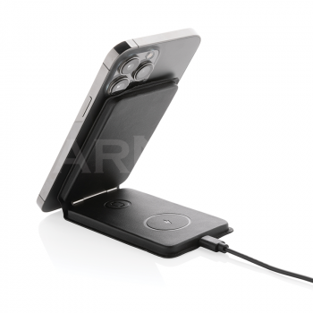 Salokāms lādētājs SWISS PEAK 15W 3-IN-1 MAGNETIC WIRELESS CHARGER